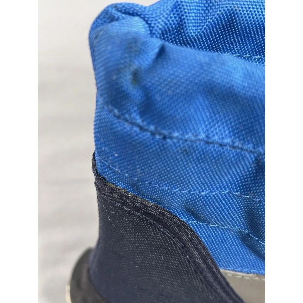 Columbia Powderbug Kids 8 Snow Boot Blue and Black Winter Outdoors‎